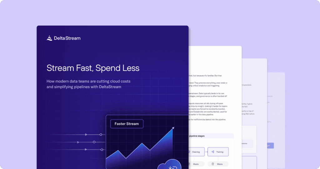 DeltaStream eBook: Stream Fast, Spend Less | DeltaStream